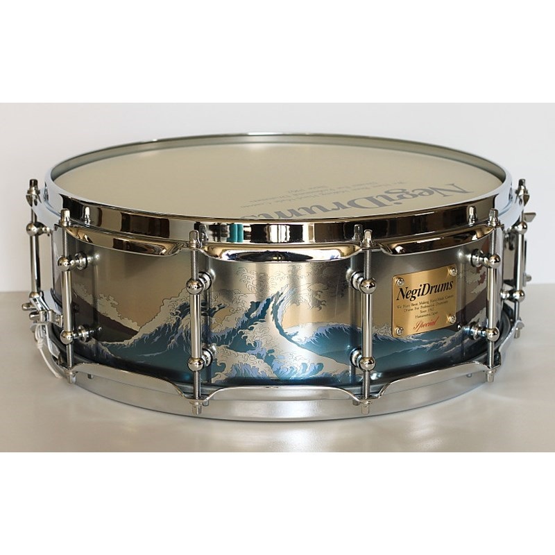 Negi Drums GNFJ-1450PI [1.2mm Steel 14''x5'' Snare Drum - 銀富士]【Made in Japan】 画像1