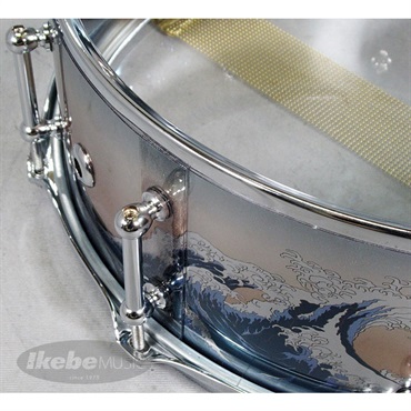 Negi Drums GNFJ-1450PI [1.2mm Steel 14''x5'' Snare Drum - 銀富士]【Made in Japan】 画像2