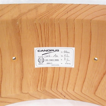 CANOPUS 【USED】【値下げしました！】HS-1465-30th [Zelkova Snare Drum 30周年記念モデル ~金蘭~]【シェル割れ補修痕あり】 画像7