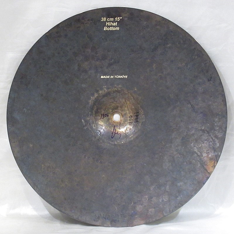 Bosphorus Painite HiHat 15'' pair [1138g / 1320g]【2024 トルコ・ファクトリー・ツアー選定品】 画像6