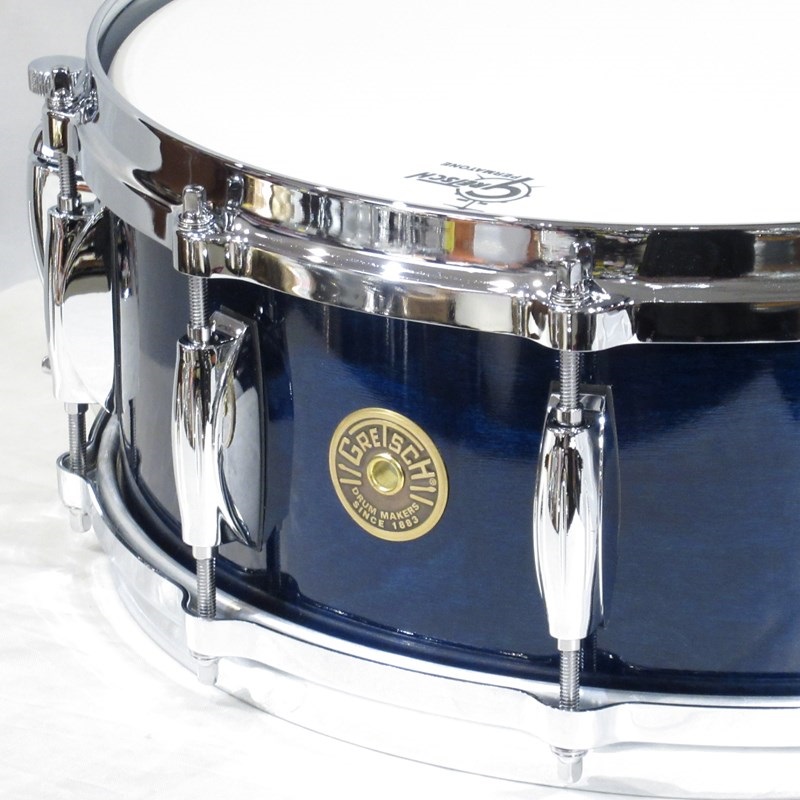 GRETSCH GRGL-5514S-1CL ABG [USA Custom Snare Drum 14''×5.5'' - Azure Blue Gloss]【DXスネアバッグプレゼント！】 画像1