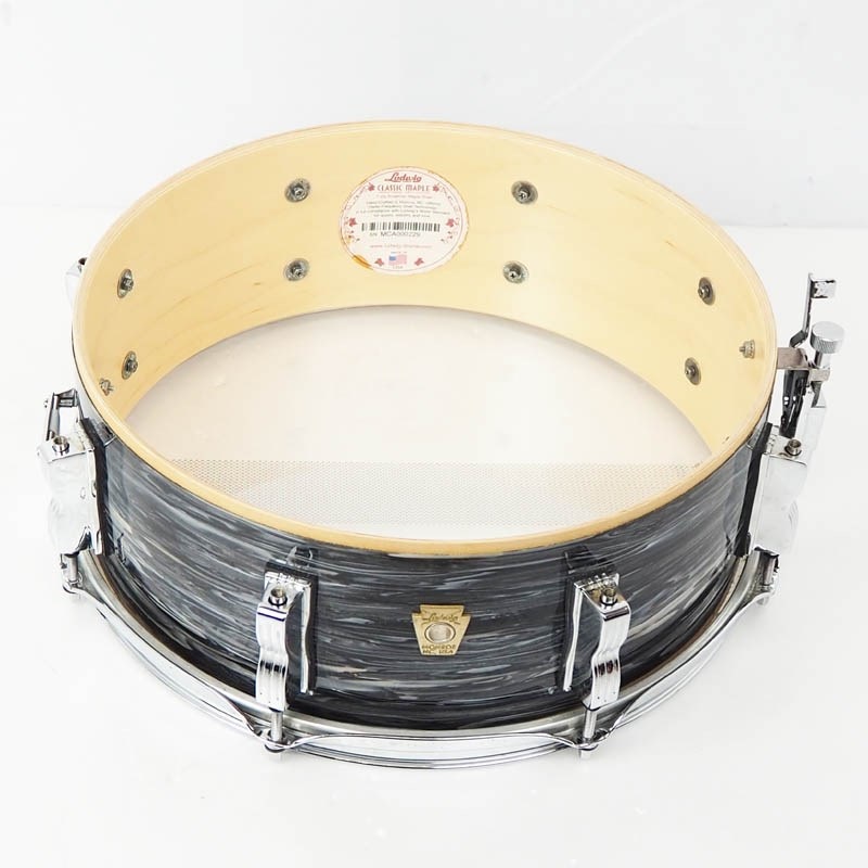 Ludwig 【USED】Classic Maple Snare Drum 14×5 - Vintage Black Oyster 画像8