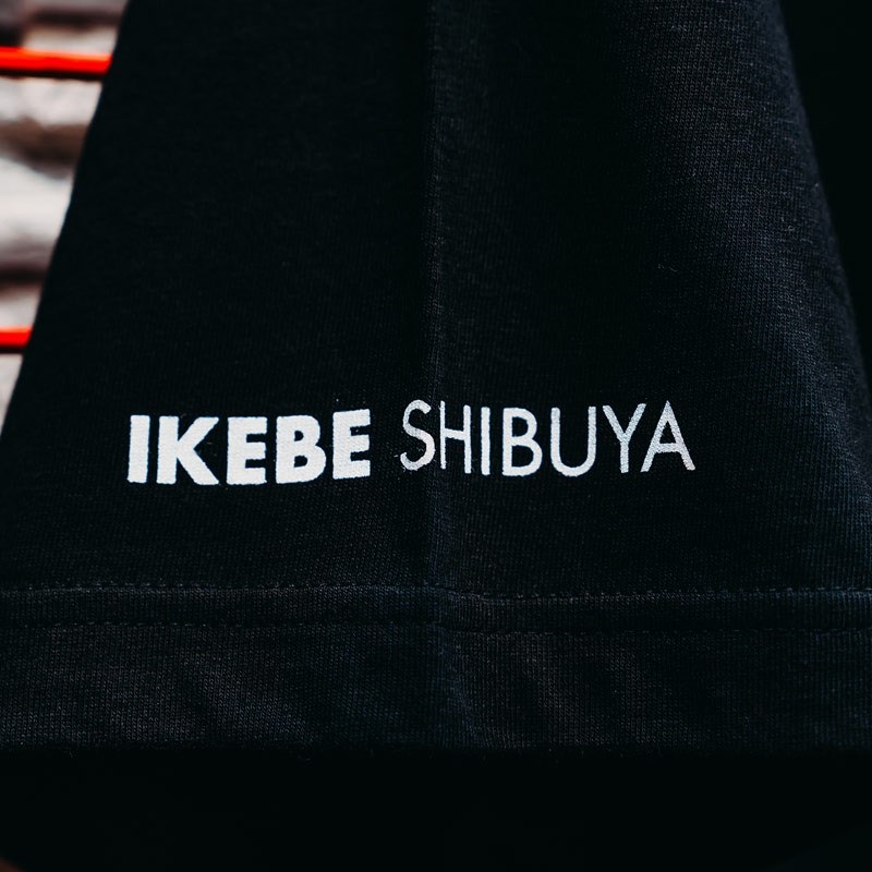 Ikebe Original IKESHIBU LOGO TEE / BLACK / M SIZE 画像9