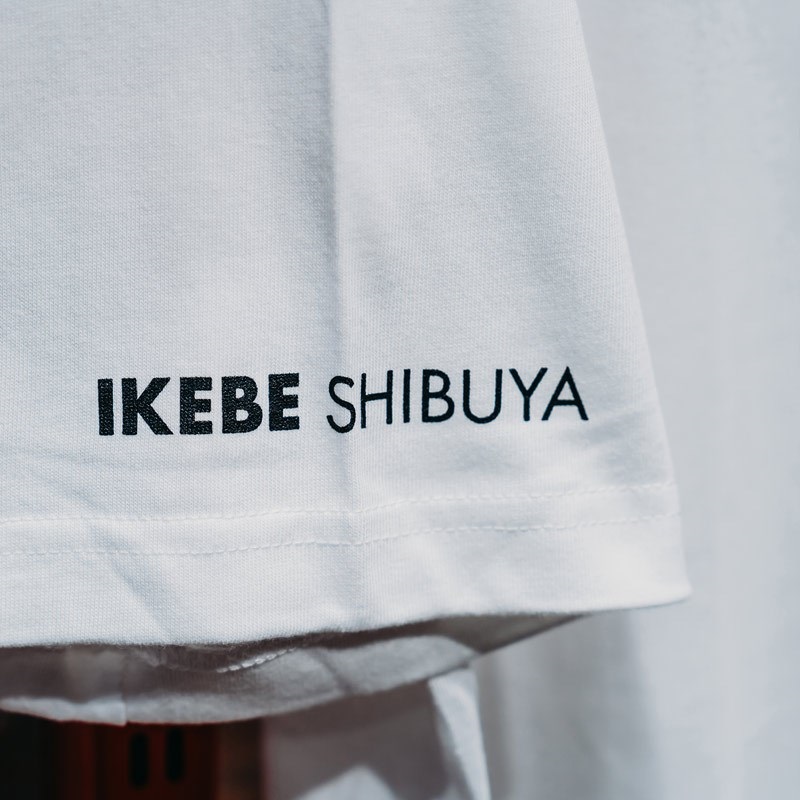 Ikebe Original IKESHIBU BLOCK LOGO TEE / WHITE / M SIZE 画像6