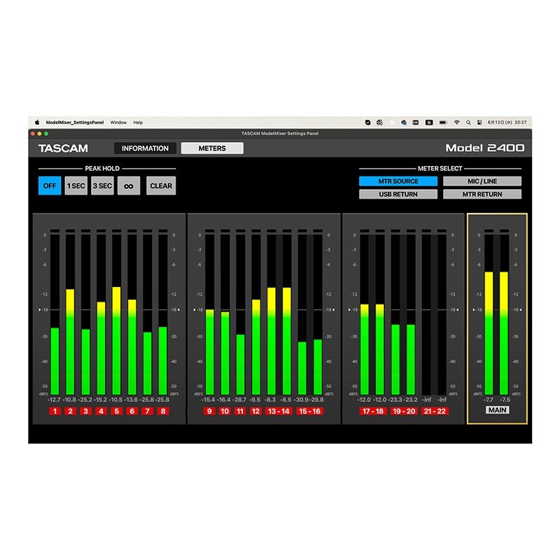 TASCAM Model 2400(24chマルチトラックレコーディングミキサー/USBオーディオインターフェース)【予約商品・9月下旬以降発売予定】  ｜イケベ楽器店オンラインストア