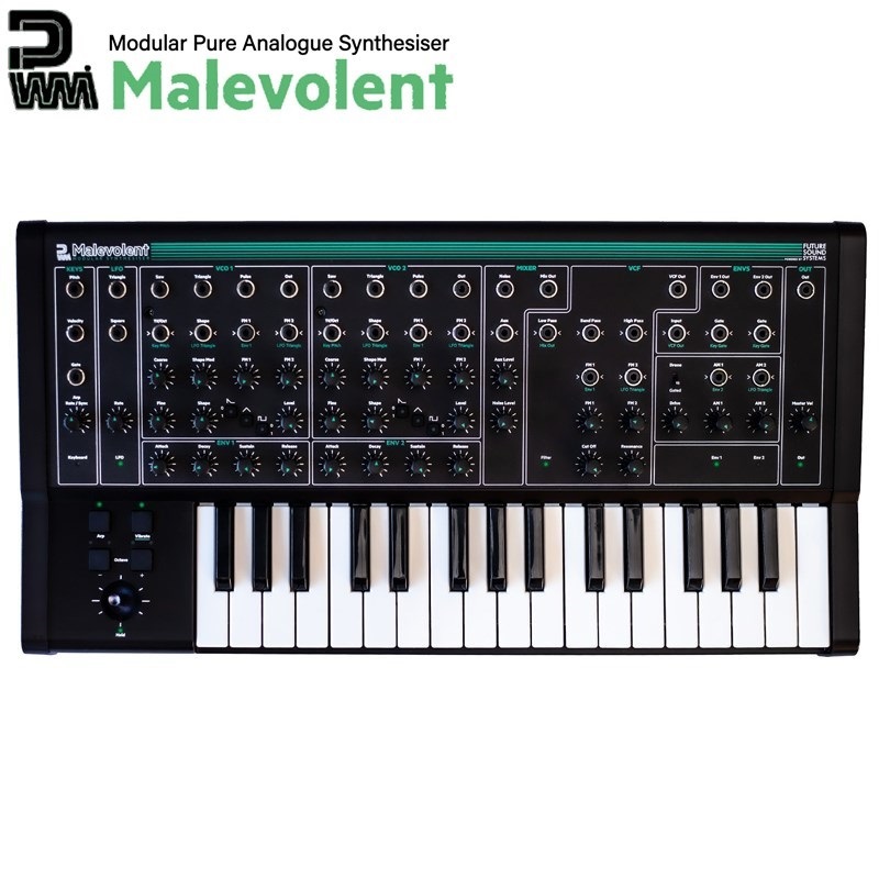 PWM 【クリスマススペシャルSALE】Malevolent（マレヴォレント） モジュラー・ピュア・アナログ・シンセサイザー 画像1