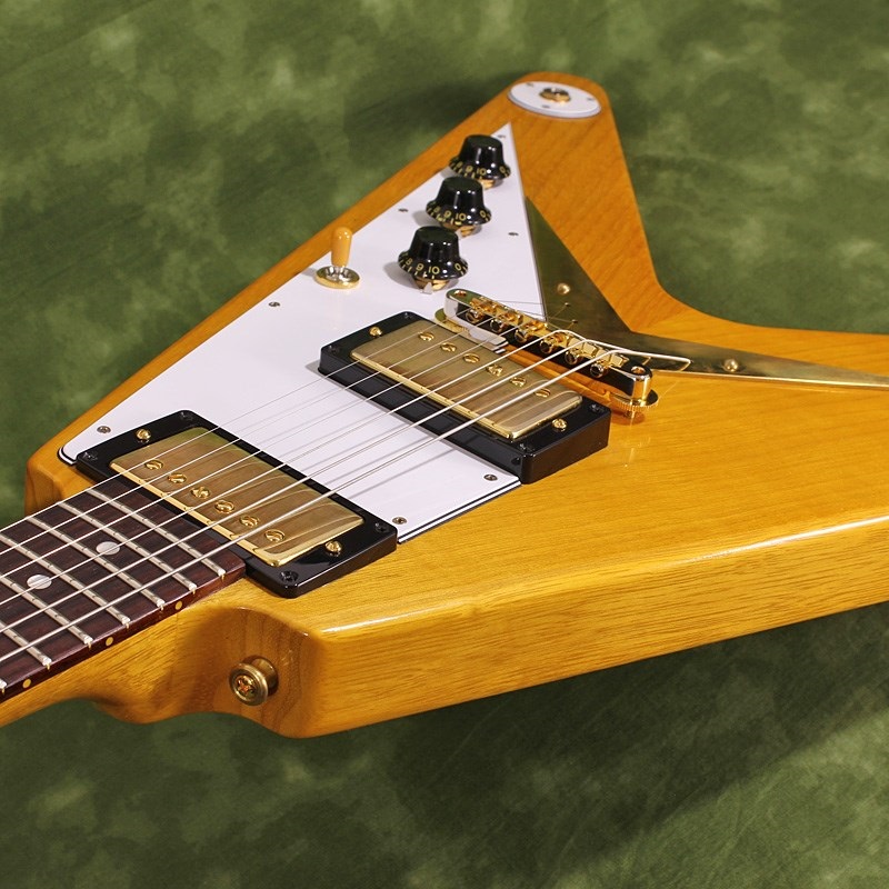 Gibson 【USED】1958 Korina Flying V Reissue VOS Natural w/White Pickguard SN. 831296 画像4