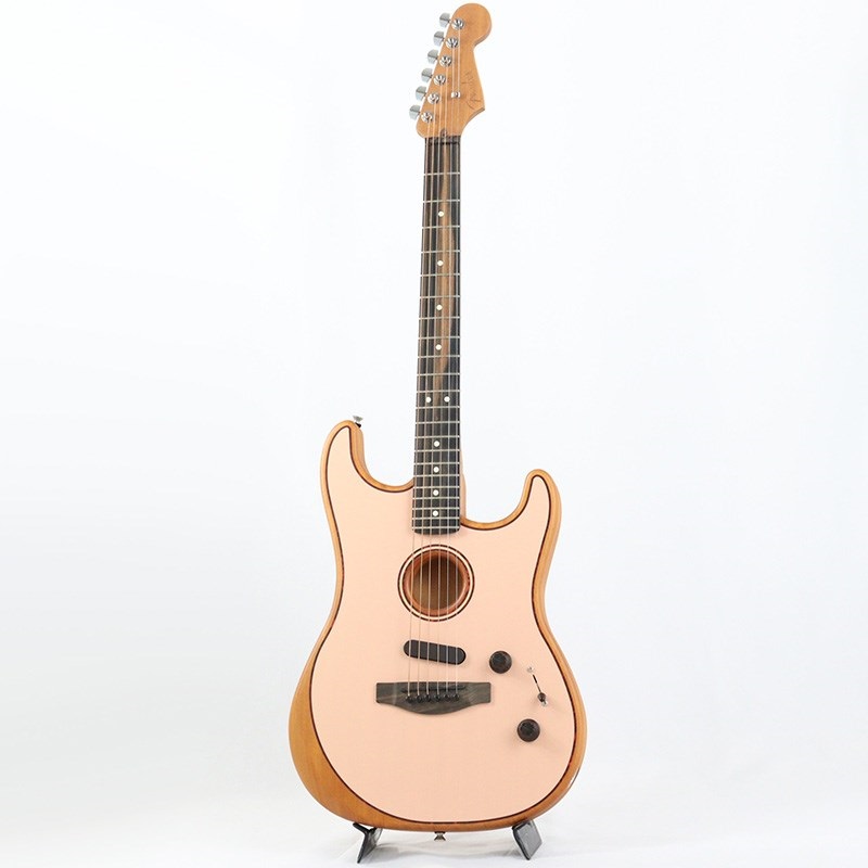 Fender Acoustics FSR American Acoustasonic Stratocaster (Shell Pink/Ebony Fingerboard) 【特価】 画像1