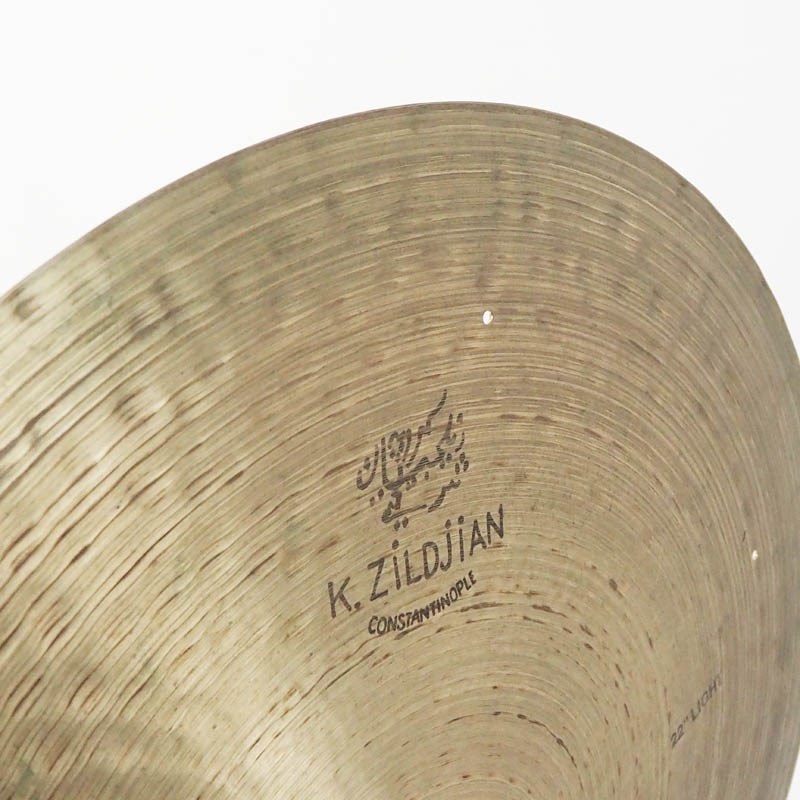 Zildjian 【USED】K Constantinople Light Ride 22 [2360g/リベットホールあり] 画像3