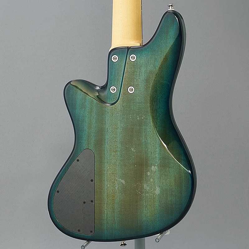 L.E.H. Guitars The Offset 5 (Cottonwood Burl Top / Peacock Blue Burst) 【特価】 画像1