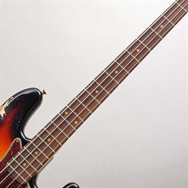 Fender Custom Shop 2024 Custom Collection Time Machine 1961 Jazz Bass Heavy Relic (Super Faded/Aged Bleached 3 Color Sunburst) 画像4