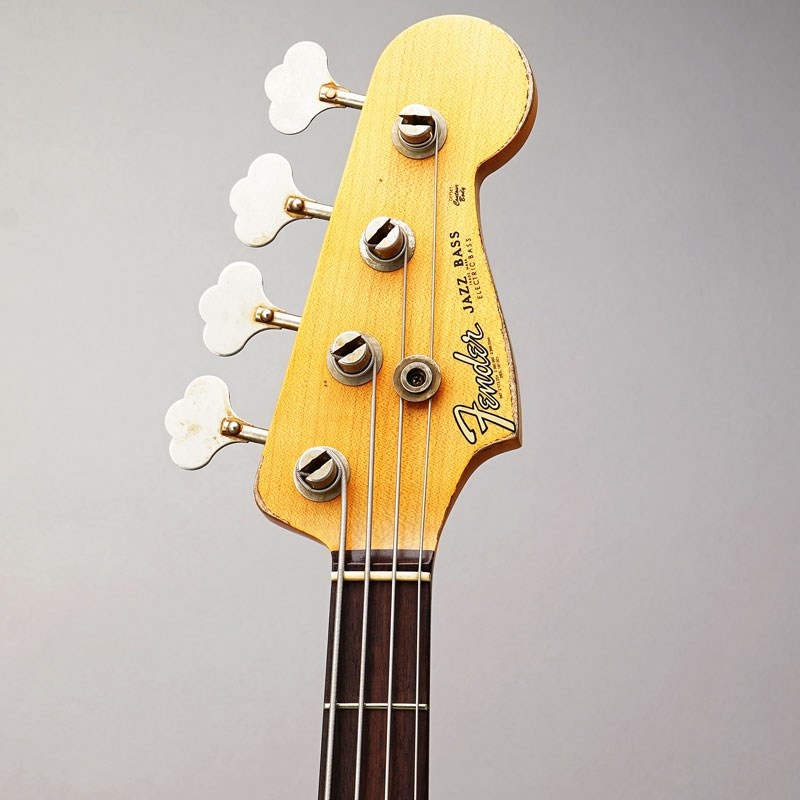 Fender Custom Shop 2024 Custom Collection Time Machine 1961 Jazz Bass Heavy Relic (Super Faded/Aged Bleached 3 Color Sunburst) 画像6