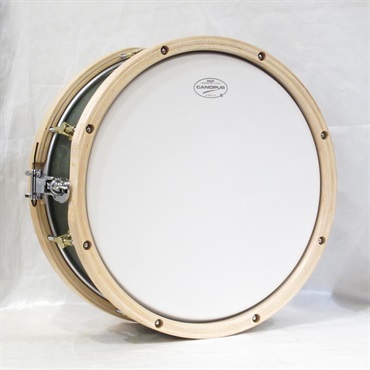 CANOPUS MO-1455WH [MO Snare Drum 14''×5.5'' w/WoodHoop - Black Olive Oil] 画像5