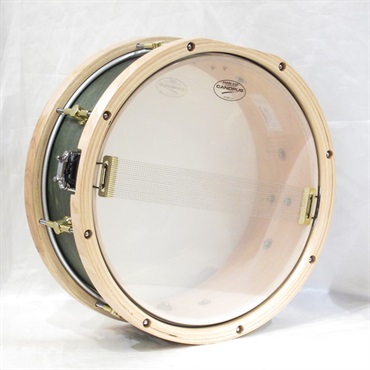 CANOPUS MO-1455WH [MO Snare Drum 14''×5.5'' w/WoodHoop - Black Olive Oil] 画像6