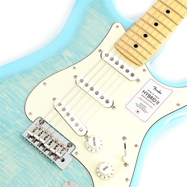 Fender Made in Japan 2024 Collection Hybrid II Stratocaster FMT (Flame Celeste Blue/Maple) 画像3