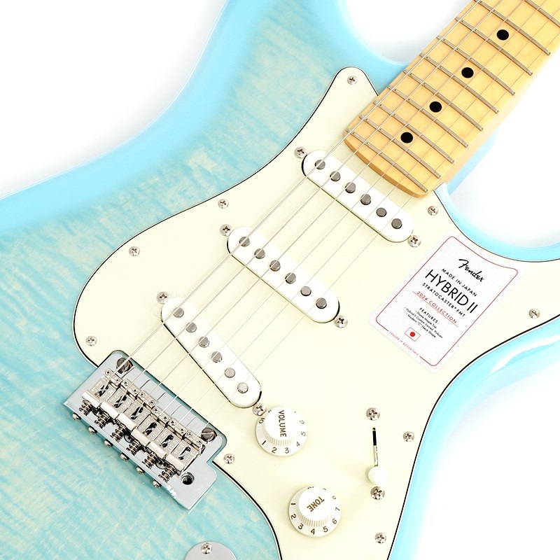 Fender Made in Japan 2024 Collection Hybrid II Stratocaster FMT (Flame Celeste Blue/Maple) 画像3