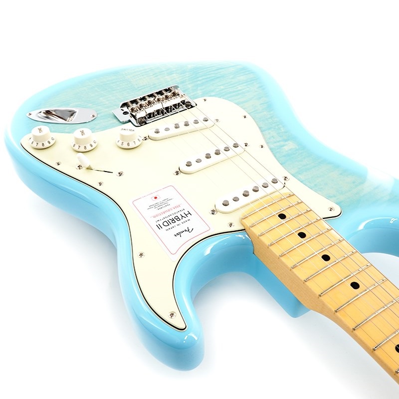 Fender Made in Japan 2024 Collection Hybrid II Stratocaster FMT (Flame Celeste Blue/Maple) 画像8