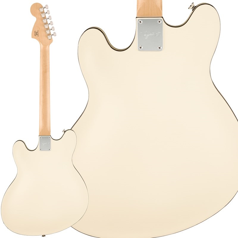 Squier by Fender Affinity Series Starcaster Deluxe (Olympic White / Laurel Fingerboard) 画像1