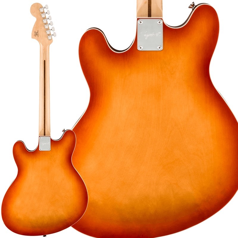 Squier by Fender Affinity Series Starcaster Deluxe (Sienna Sunburst / Maple Fingerboard) 画像1