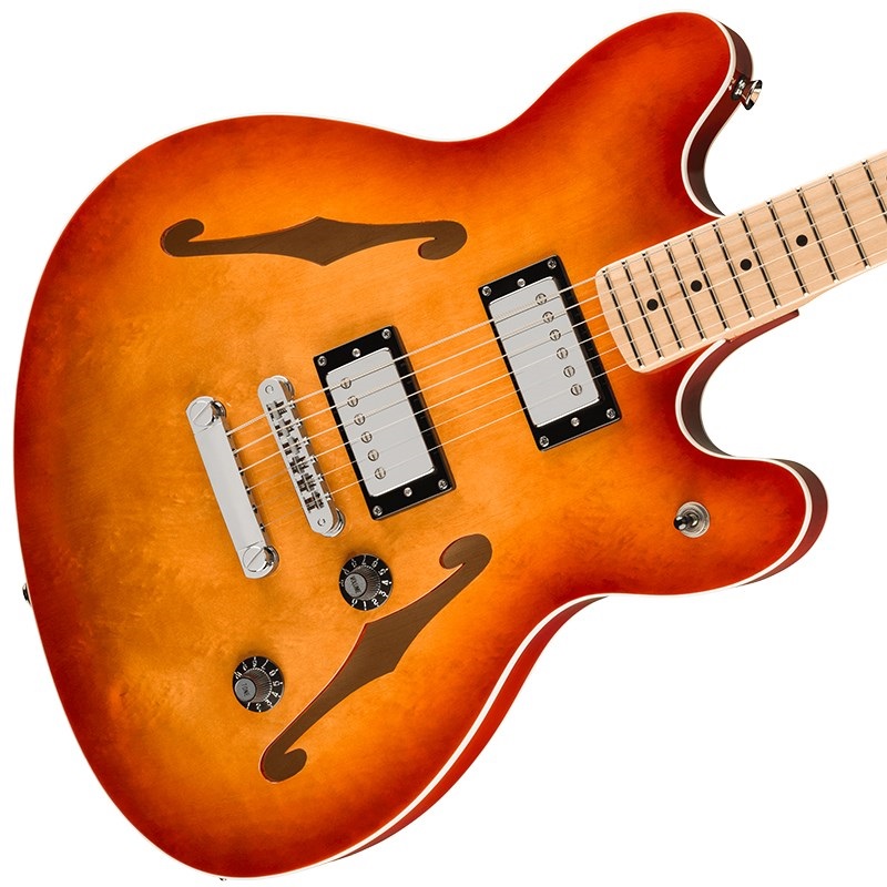 Squier by Fender Affinity Series Starcaster Deluxe (Sienna Sunburst / Maple Fingerboard) 画像2