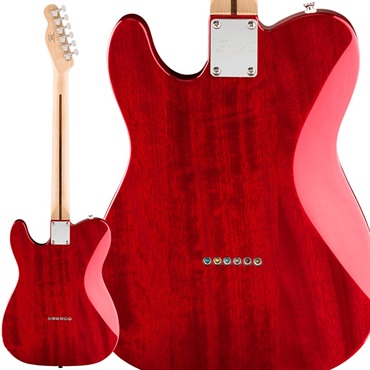 Squier by Fender Affinity Series Telecaster FMT SH (Crimson Red Transparent / Laurel Fingerboard) 画像1