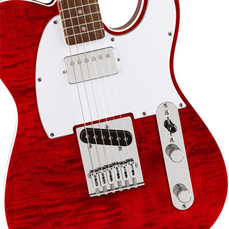 Squier by Fender Affinity Series Telecaster FMT SH (Crimson Red Transparent / Laurel Fingerboard) 画像3