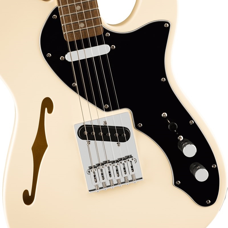 Squier by Fender Affinity Series Telecaster Thinline (Olympic White / Laurel Fingerboard) 画像3