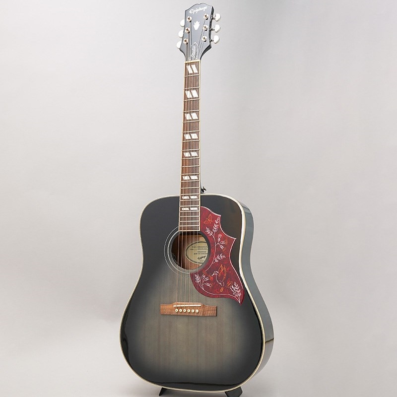 Epiphone Hummingbird Studio (Trans Ebony) エピフォン 画像2