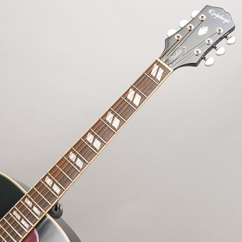 Epiphone Hummingbird Studio (Trans Ebony) エピフォン 画像8