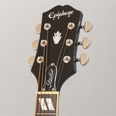 Epiphone Hummingbird Studio (Trans Ebony) エピフォン 画像10