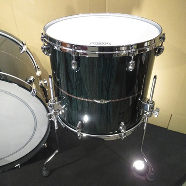 TAMA STAR Bubinga 4pc Drum Kits - Dark Green Cordia [22BD，16FT，12&10TT] 画像4