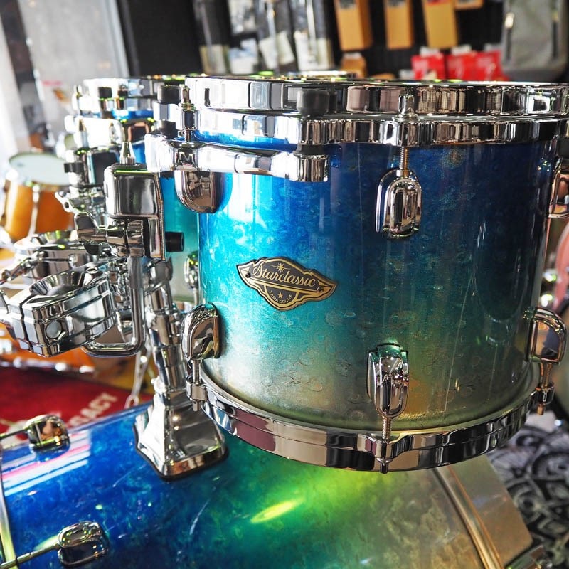 TAMA Starclassic Walnut/Birch 4pc Drum Kit - Molten Blue Ice Fade [WBS42S-MBI] 画像5