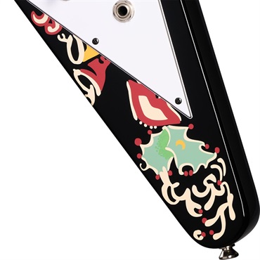 Epiphone Jimi Hendrix Love Drops Flying V (Ebony) 画像5