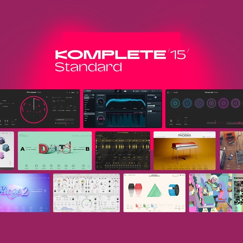 Native Instruments Komplete 15 Standard Update (オンライン納品)(代引不可) 【Native Instruments Cyber Season】 【製品登録でiZotope Nectar 4 Advanced入手可能】 画像1