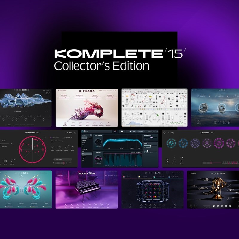 Native Instruments Komplete 15 Collectors Edition Upgrade for Komplete Ultimate (オンライン納品)(代引不可) 【Native Instruments Cyber Season】 【製品登録でiZotope Nectar 4 Advanced入手可能】 画像1