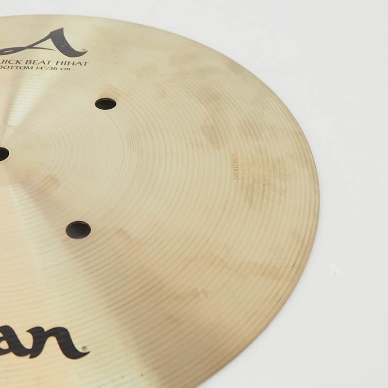 Zildjian 【USED】 A Zildjian Quick Beat HiHat 14 pair [Top:1100g/Bottom:1390g] 画像6