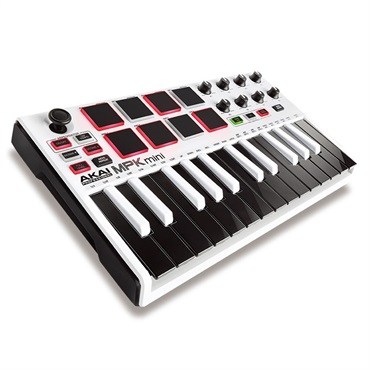 AKAI MPK mini MK2 WHITE (ミニ25鍵USB-MIDIキーボード)【アウトレット特価品】 画像1