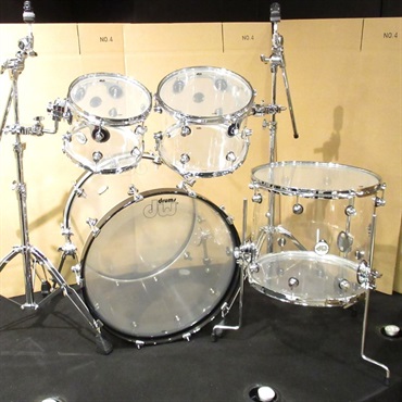 dw Design Series Acrylic 4pc Drum Kit [BD22，FT16，TT12&10]【店頭展示特価品】 画像1