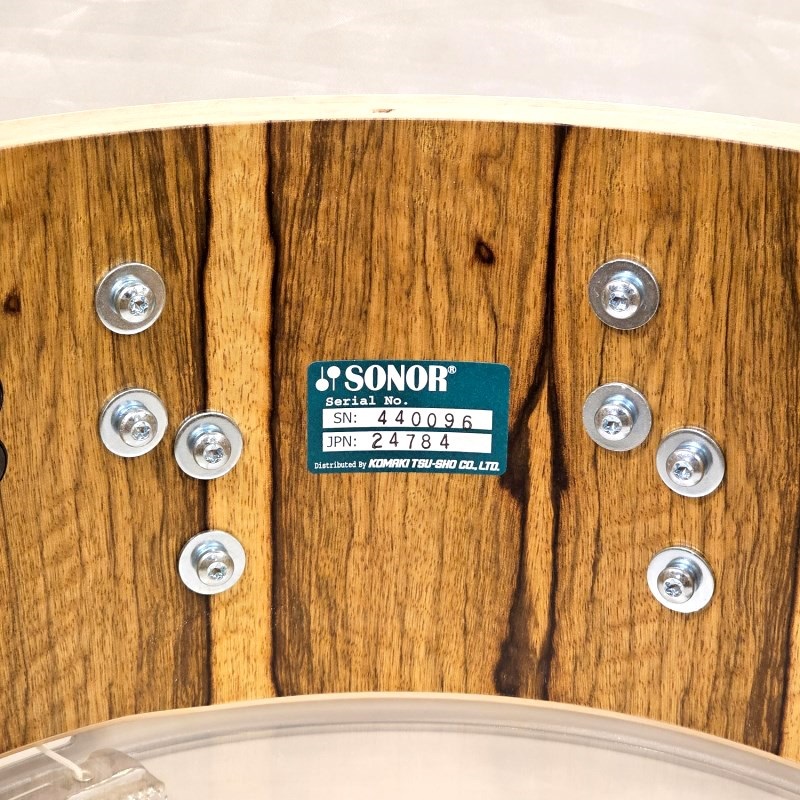 SONOR 【世界限定80台】One of a Kind Snare Drum 13×6.5 Black Limba [OOAK22-1365SDW BL]【店頭展示特価品】 画像6