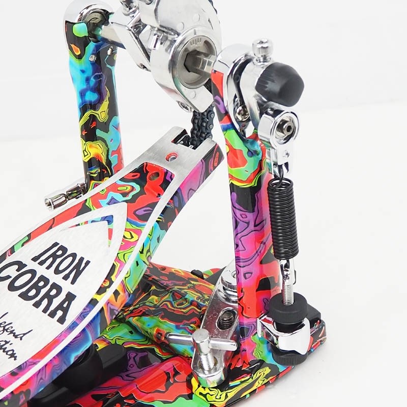 TAMA 【TAMA 50th LIMITED】 HP900RMPR [IRON COBRA Marble Edition Rolling Glide Single Pedal／Psychedelic Rainbow] 【店頭展示特価品】 画像4