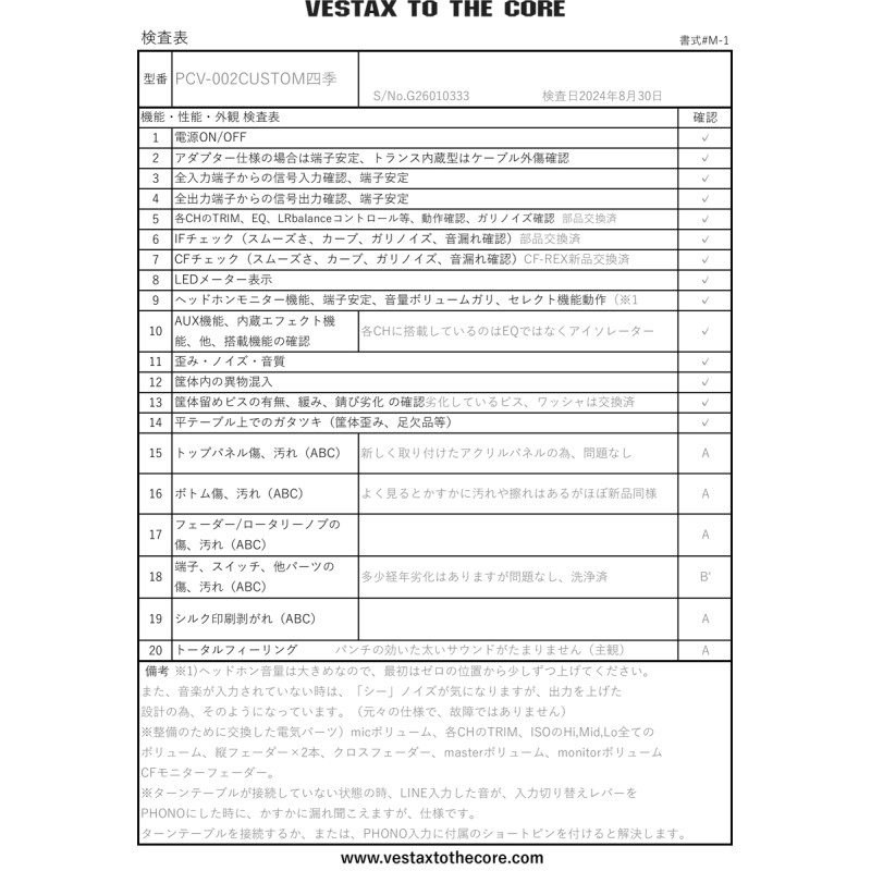 Vestax PCV-002 CUSTOM 四季 #G26010333 【アップサイクル品（整備済）】 画像10