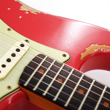 Fender Custom Shop 2023 Collection Time Machine 1960 Stratocaster Heavy Relic (Aged Fiesta Red) [SN.CZ572330] 【特価】 画像9