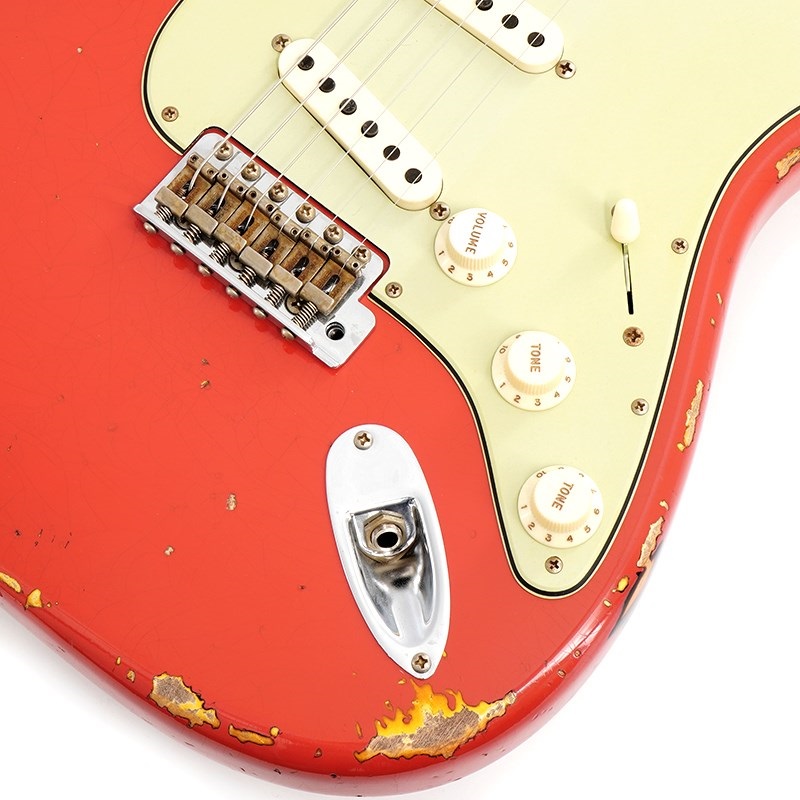 Fender Custom Shop 2023 Collection Time Machine 1960 Stratocaster Heavy Relic (Aged Fiesta Red over 3-Tone Sunburst) [SN.CZ572237] 【特価】 画像4