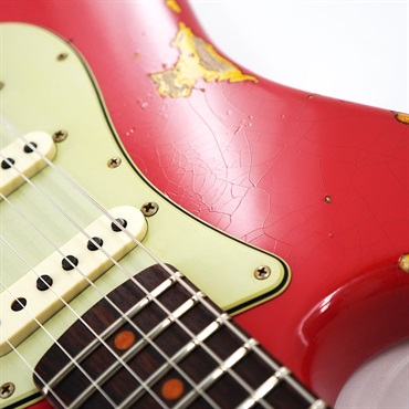 Fender Custom Shop 2023 Collection Time Machine 1960 Stratocaster Heavy Relic (Aged Fiesta Red over 3-Tone Sunburst) [SN.CZ572237] 【特価】 画像10