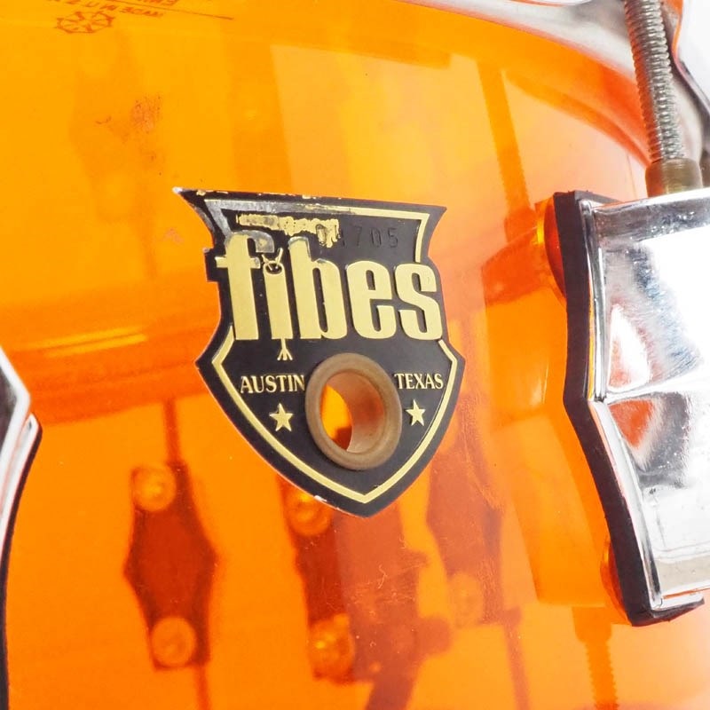 fibes 【USED】 Crystalite Amber 14×5.5 Acrylic Snare Drum　[Made In U.S.A] 画像2