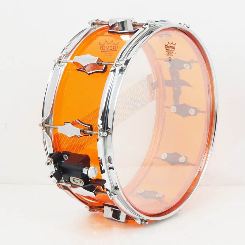 fibes 【USED】 Crystalite Amber 14×5.5 Acrylic Snare Drum　[Made In U.S.A] 画像3