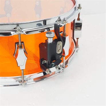 fibes 【USED】 Crystalite Amber 14×5.5 Acrylic Snare Drum　[Made In U.S.A] 画像5