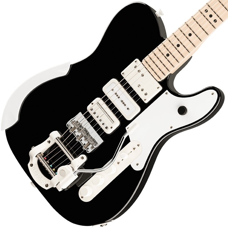 Fender USA 【12月以降入荷予定】 Limited Edition Jack White Triplecaster Telecaster (Black/Maple) 画像2