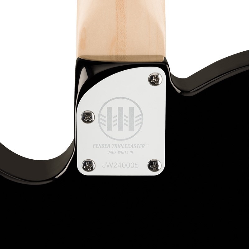 Fender USA 【12月以降入荷予定】 Limited Edition Jack White Triplecaster Telecaster (Black/Maple) 画像4