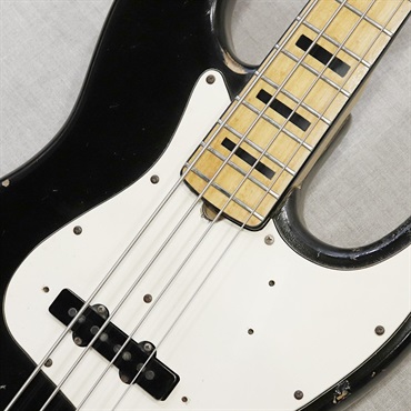 Fender USA Jazz Bass '72 Refinish Black/M w/ Black Block & Binding 画像4